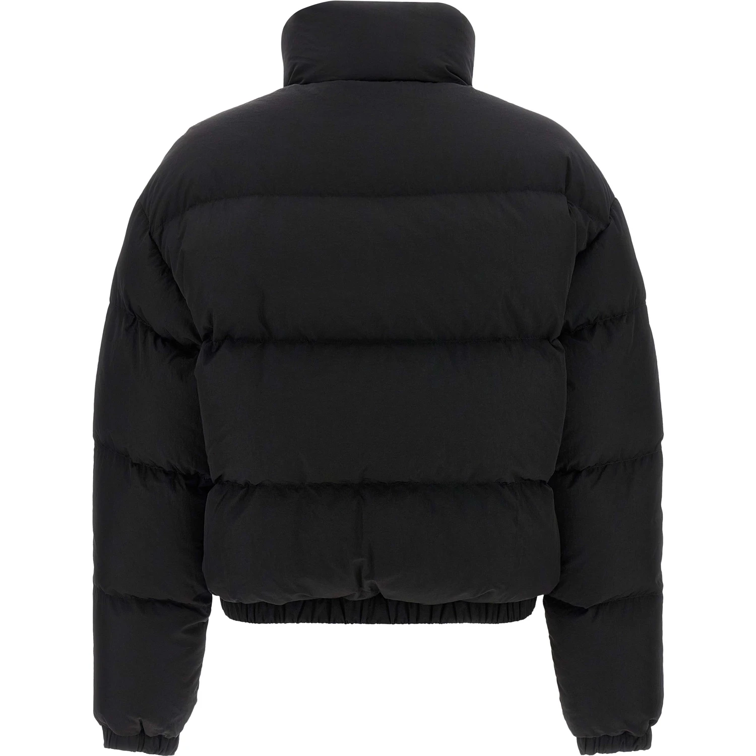 Black Nylon Full-Length Jacket