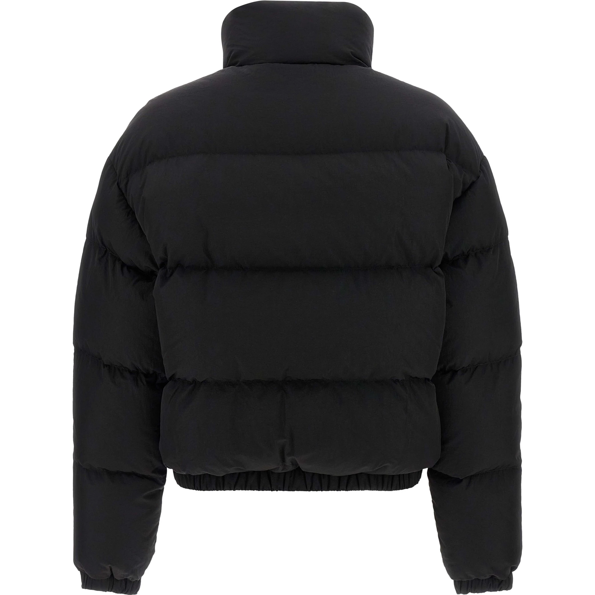 Black Nylon Full-Length Jacket
