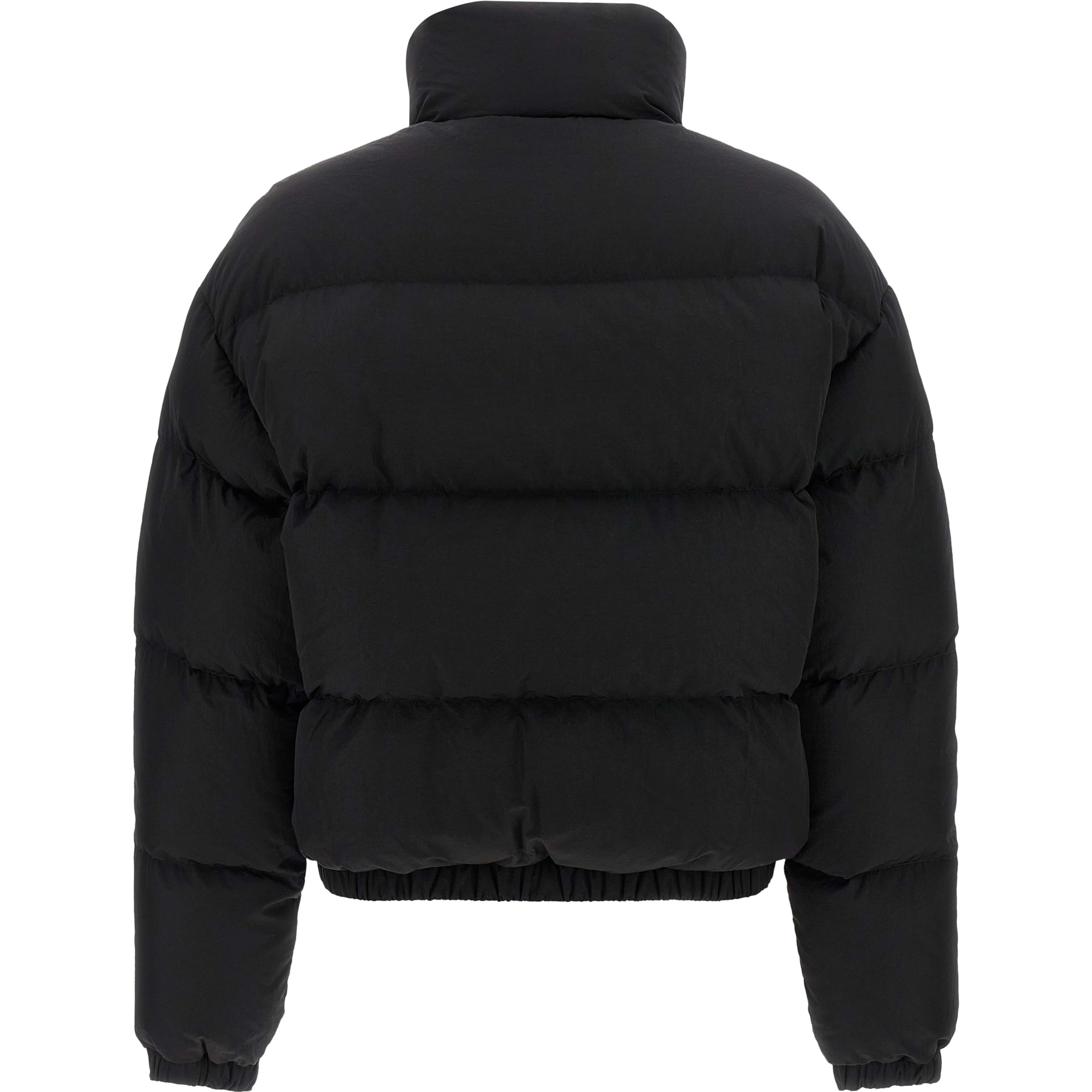 Black Nylon Full-Length Jacket