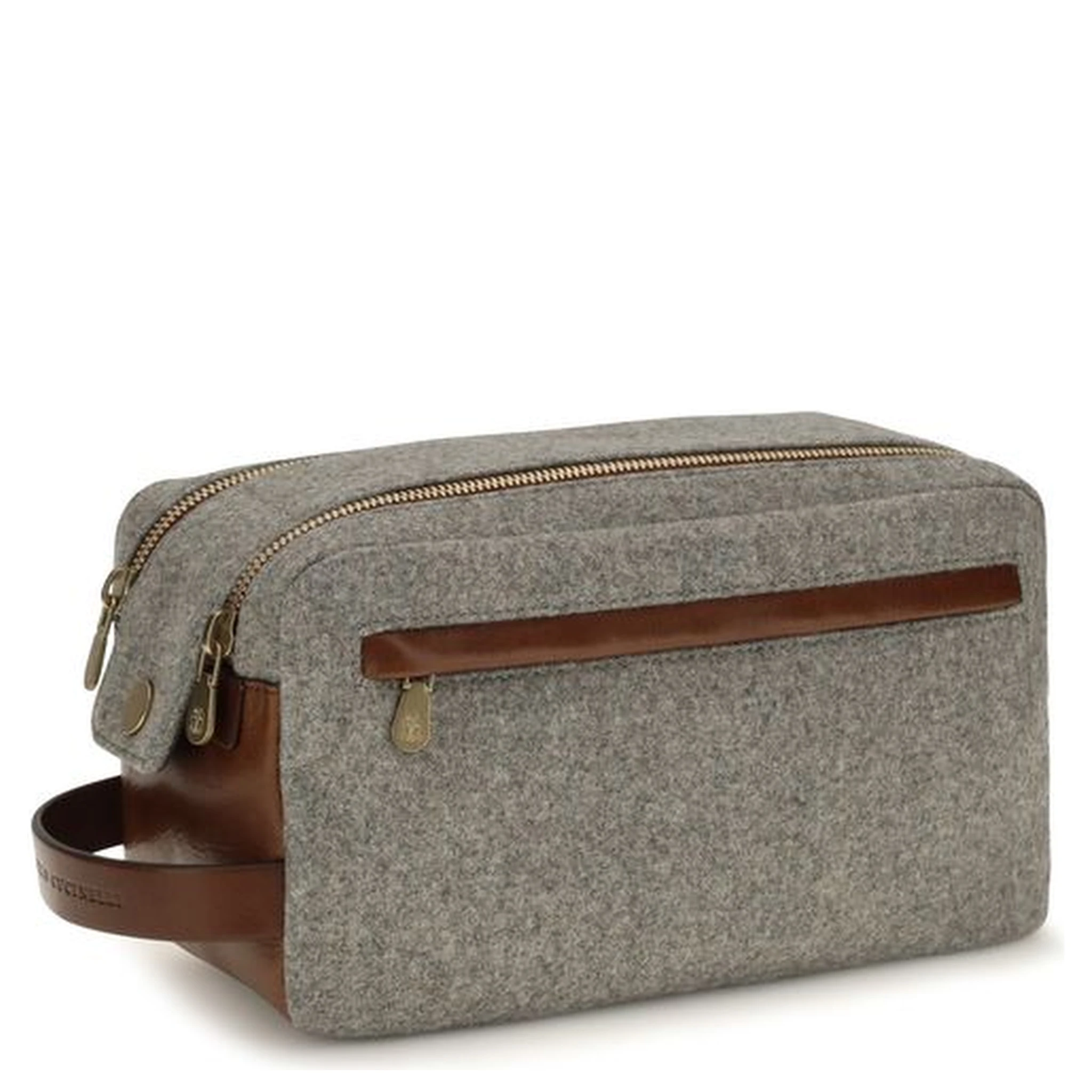 Gray Wool Oves Aries Wallet