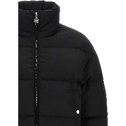 Black Nylon Full-Length Jacket