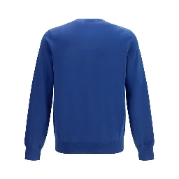 Blue Cotton Sweatshirt