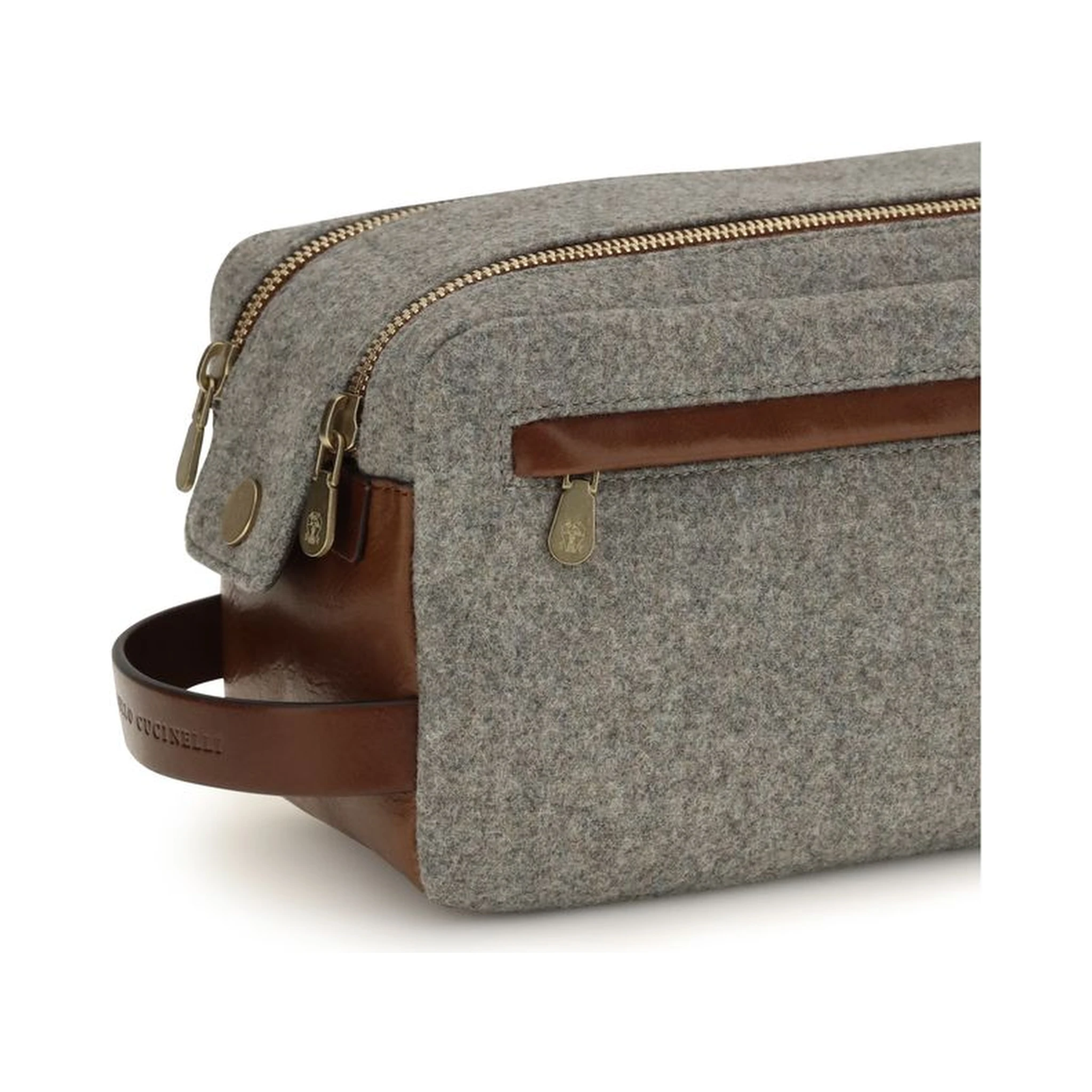 Gray Wool Oves Aries Wallet