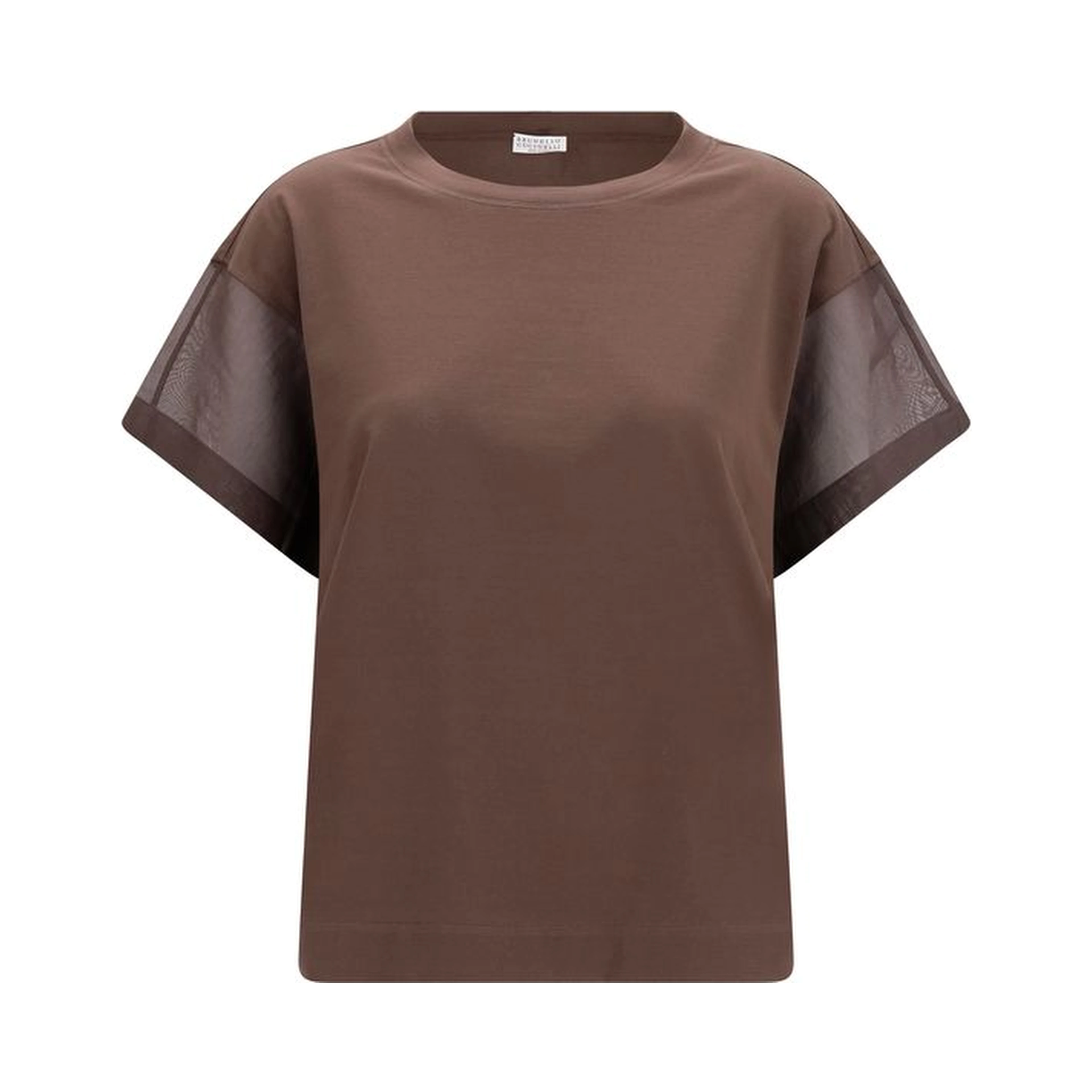 Brown Cotton T-Shirt