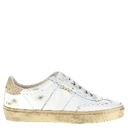 White Cowhide Sneakers