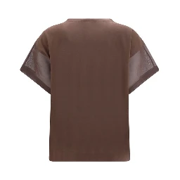 Brown Cotton T-Shirt