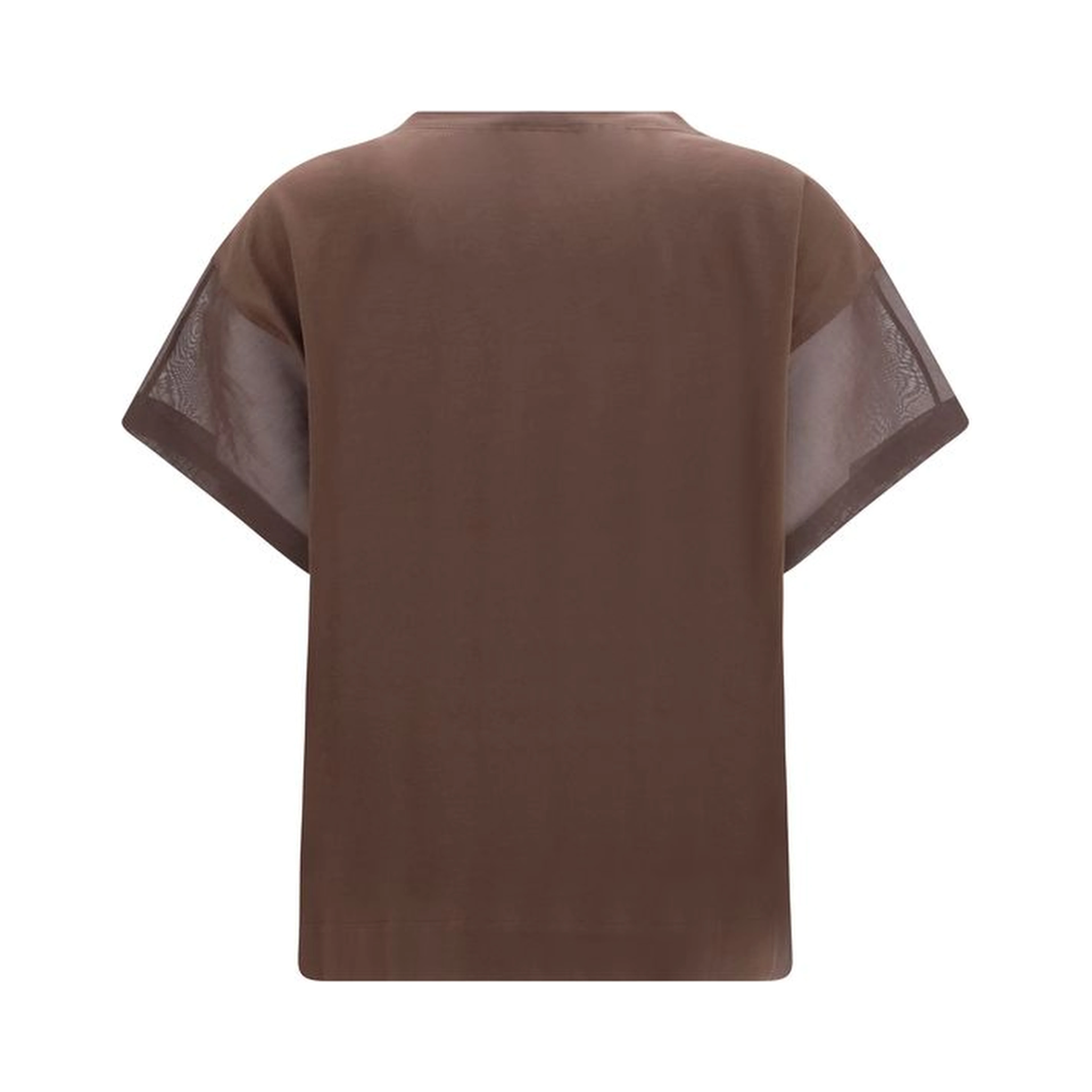 Brown Cotton T-Shirt