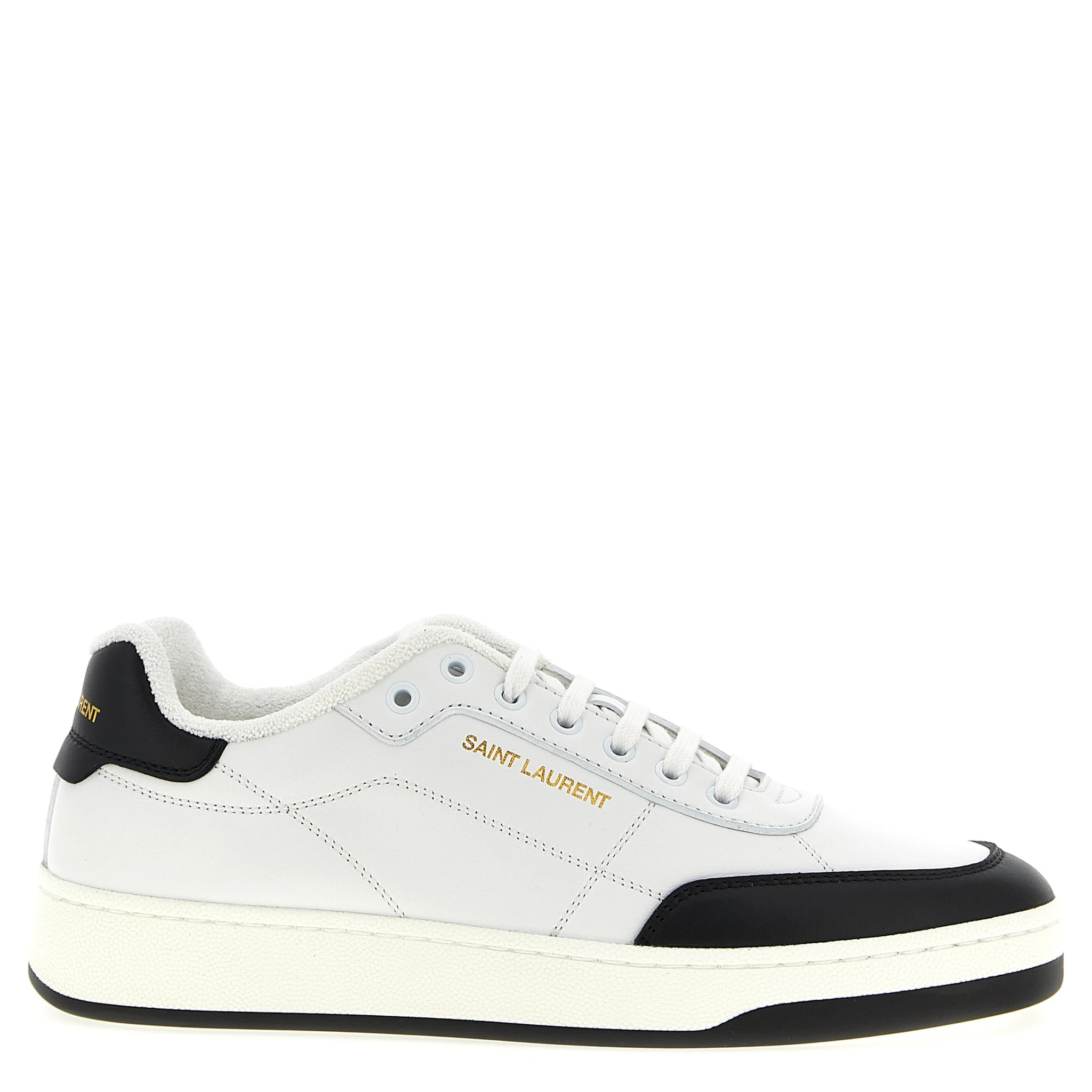 Bicolor Calfskin Low Top Sneakers