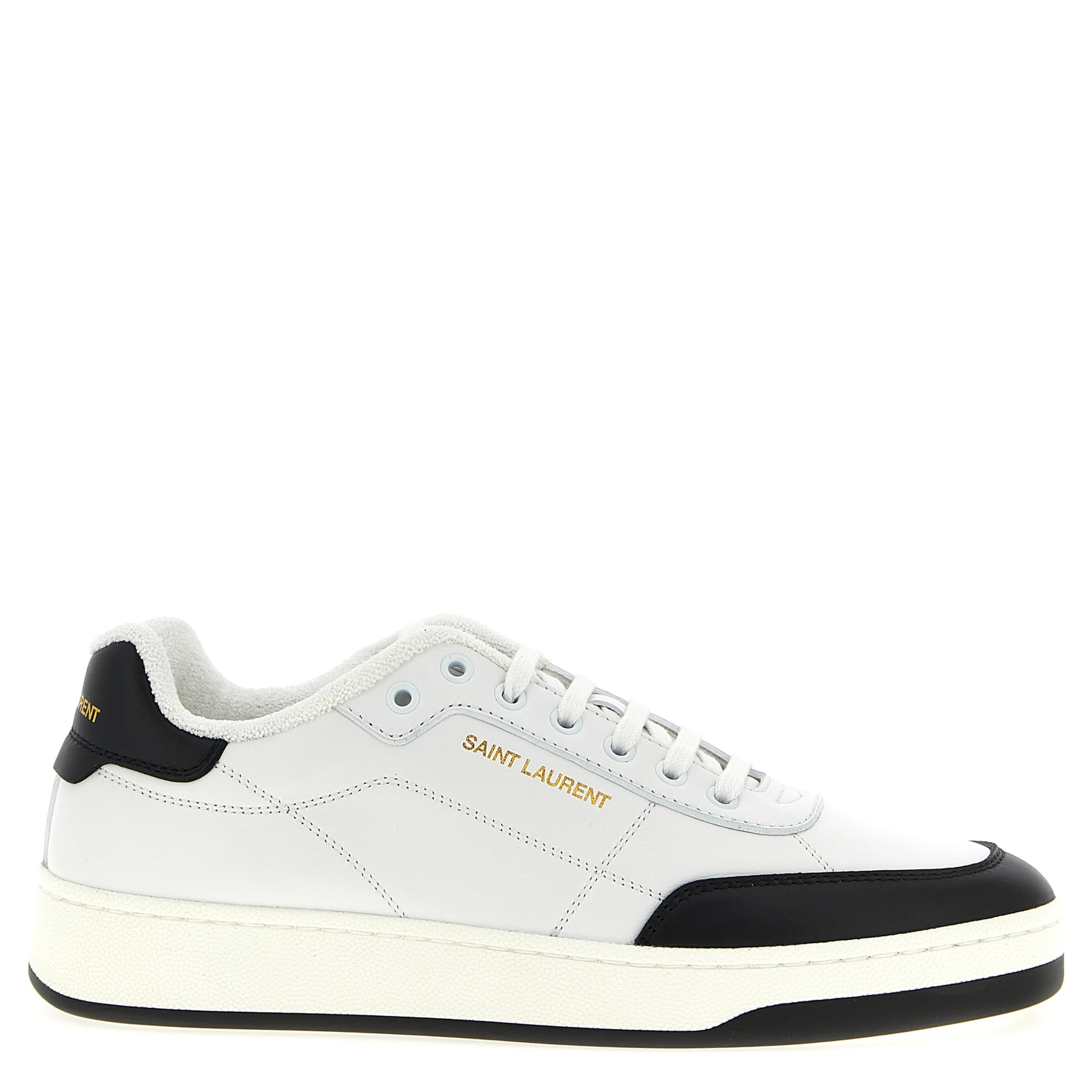Bicolor Calfskin Low Top Sneakers