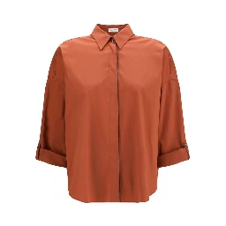 Brown Cotton Shirt
