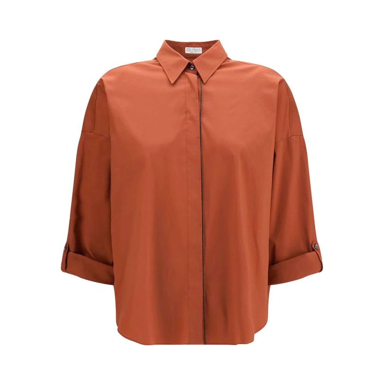 Brown Cotton Shirt
