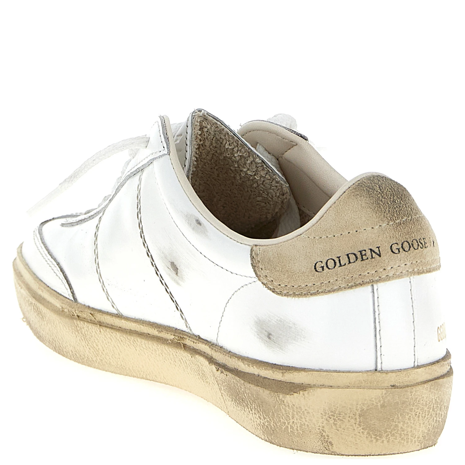 White Cowhide Sneakers