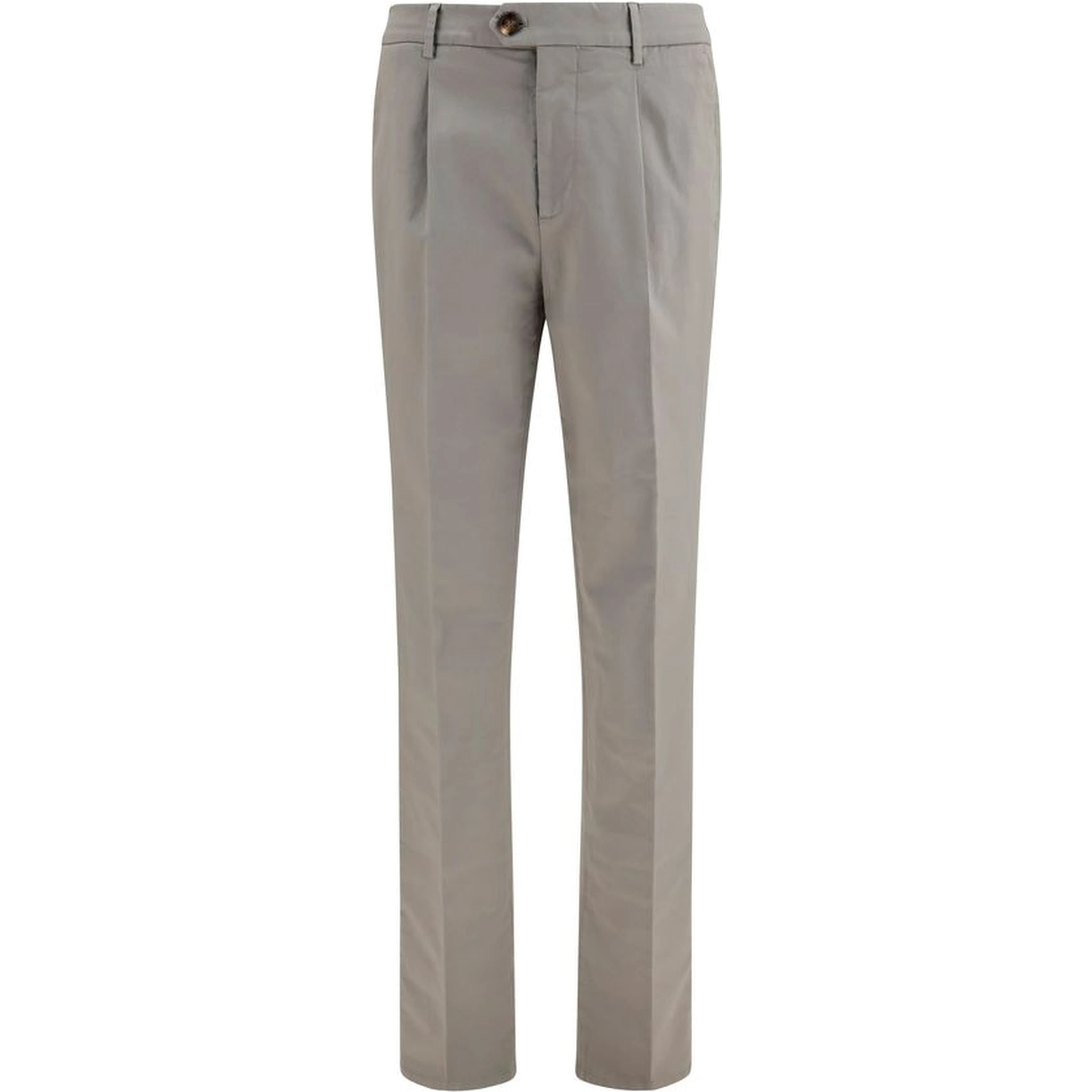 Bicolor Cotton Chino Pants