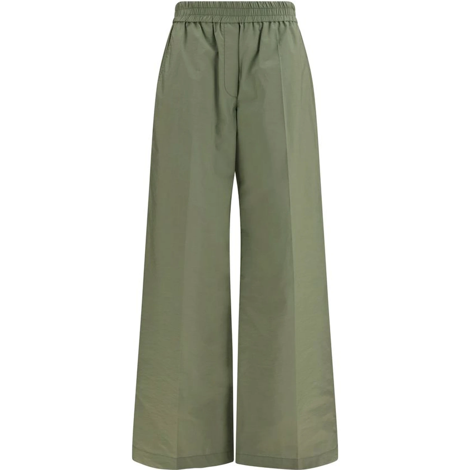 Bicolor Cotton Casual Pants