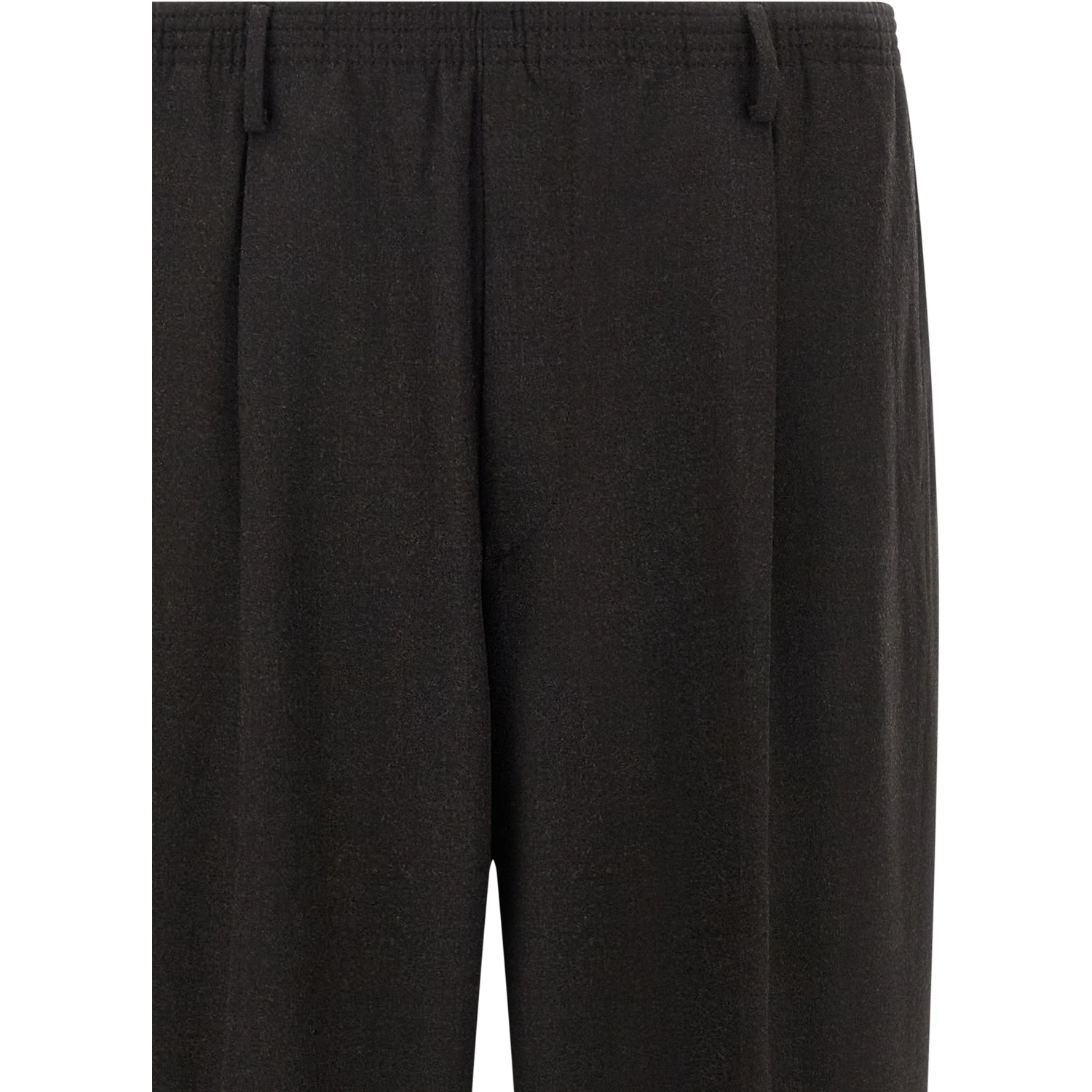 Brown Wool Casual Pants