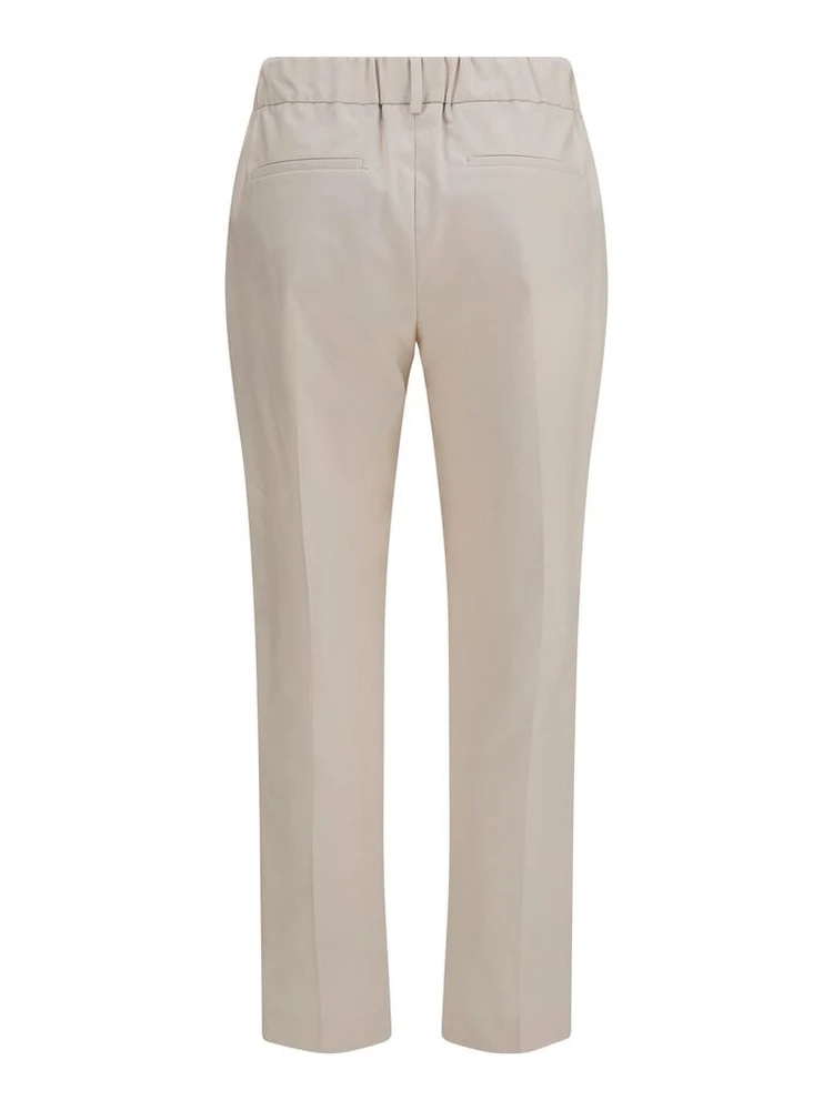Beige Cotton Casual Pants alternative