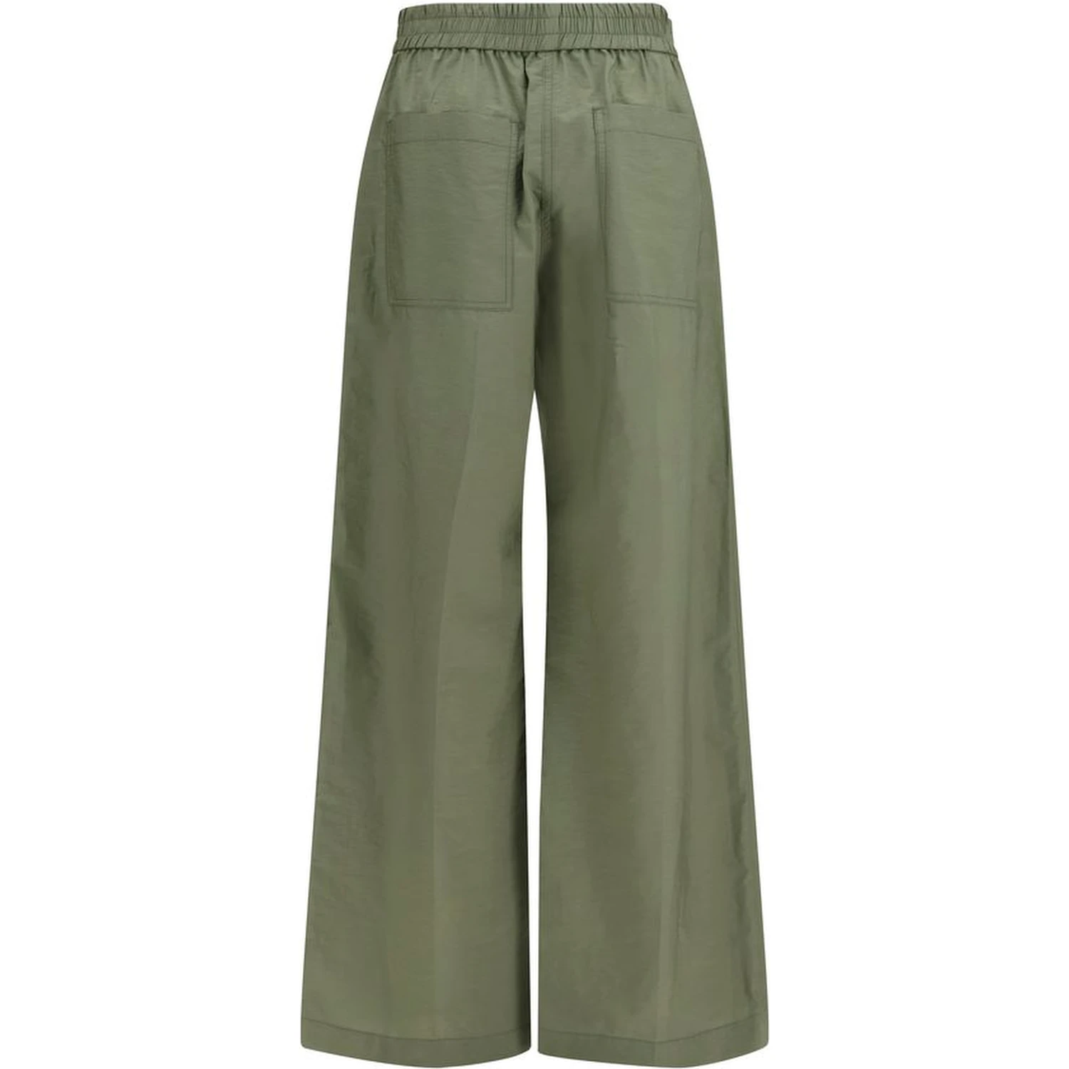 Bicolor Cotton Casual Pants