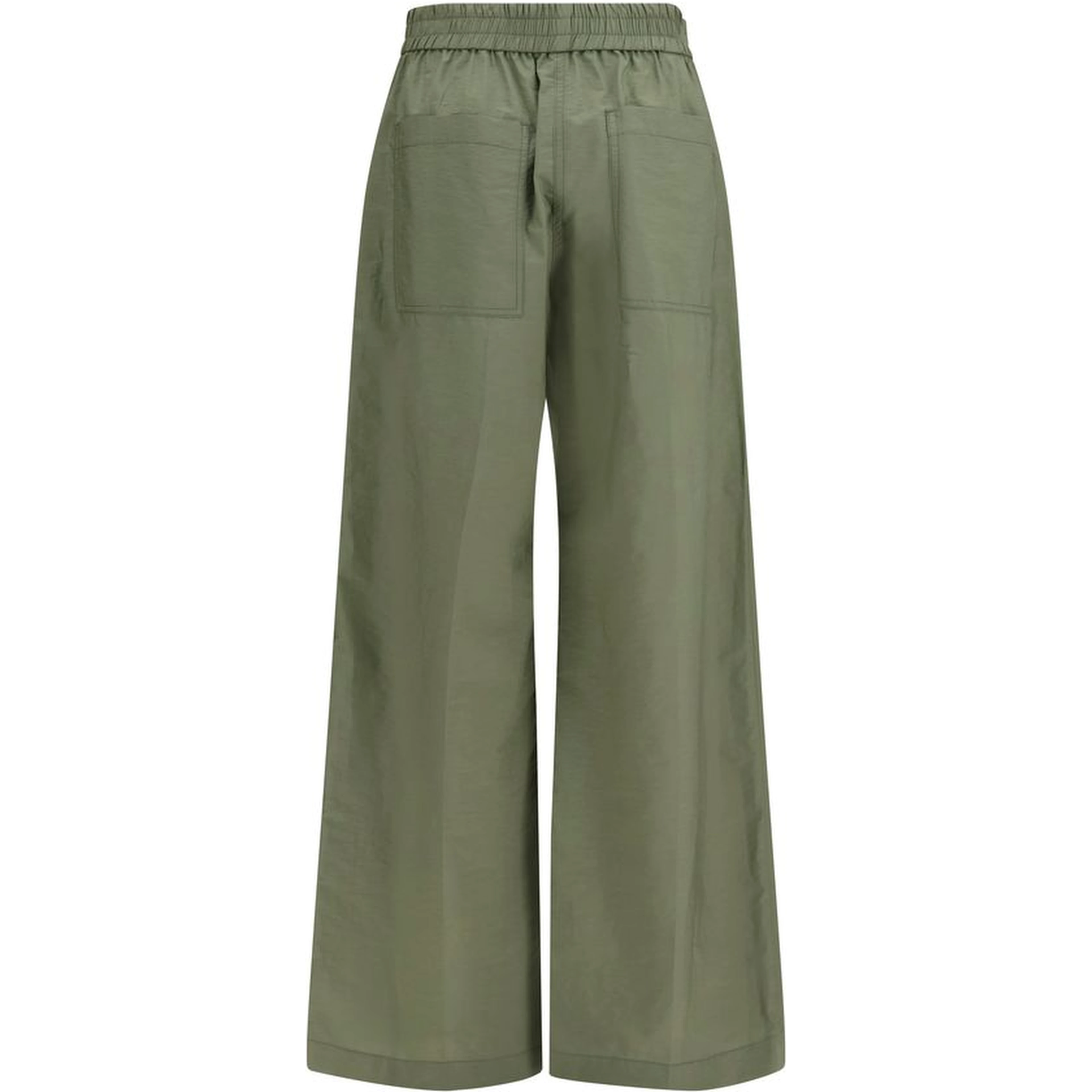 Bicolor Cotton Casual Pants