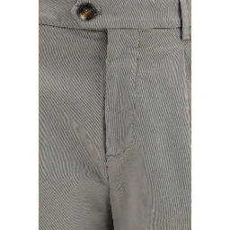 Bicolor Cotton Chino Pants