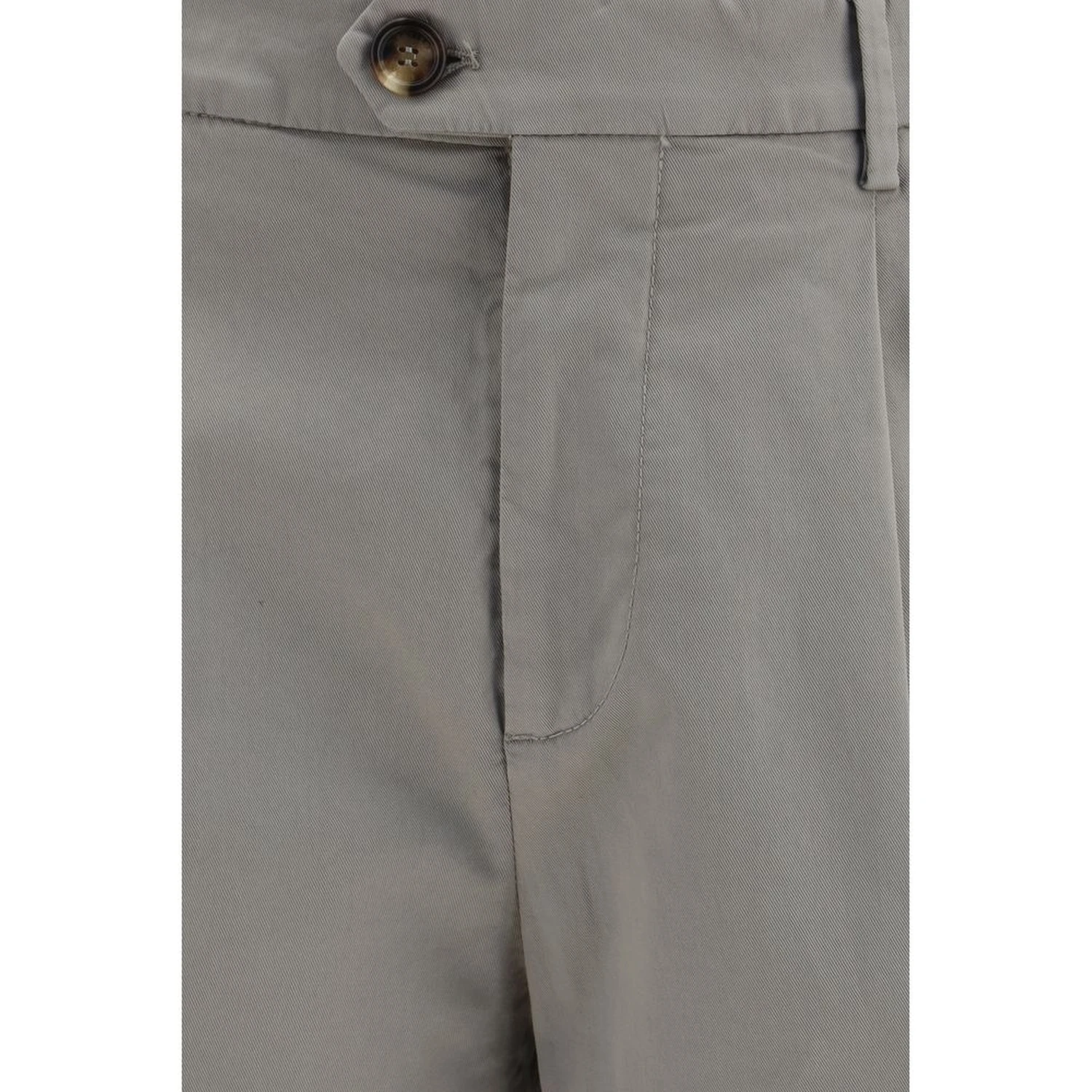 Bicolor Cotton Chino Pants