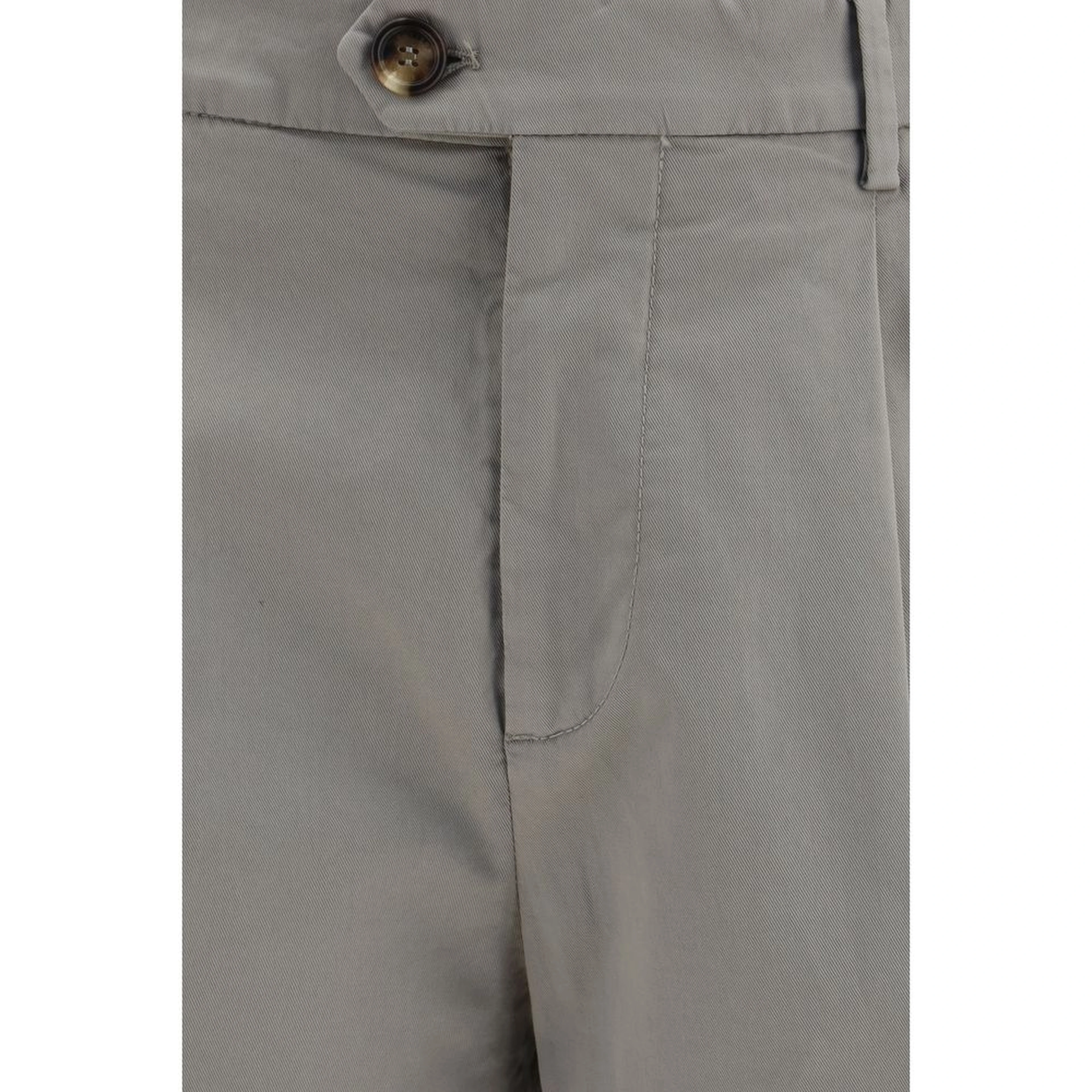 Bicolor Cotton Chino Pants