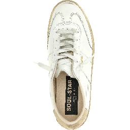 White Cowhide Sneakers