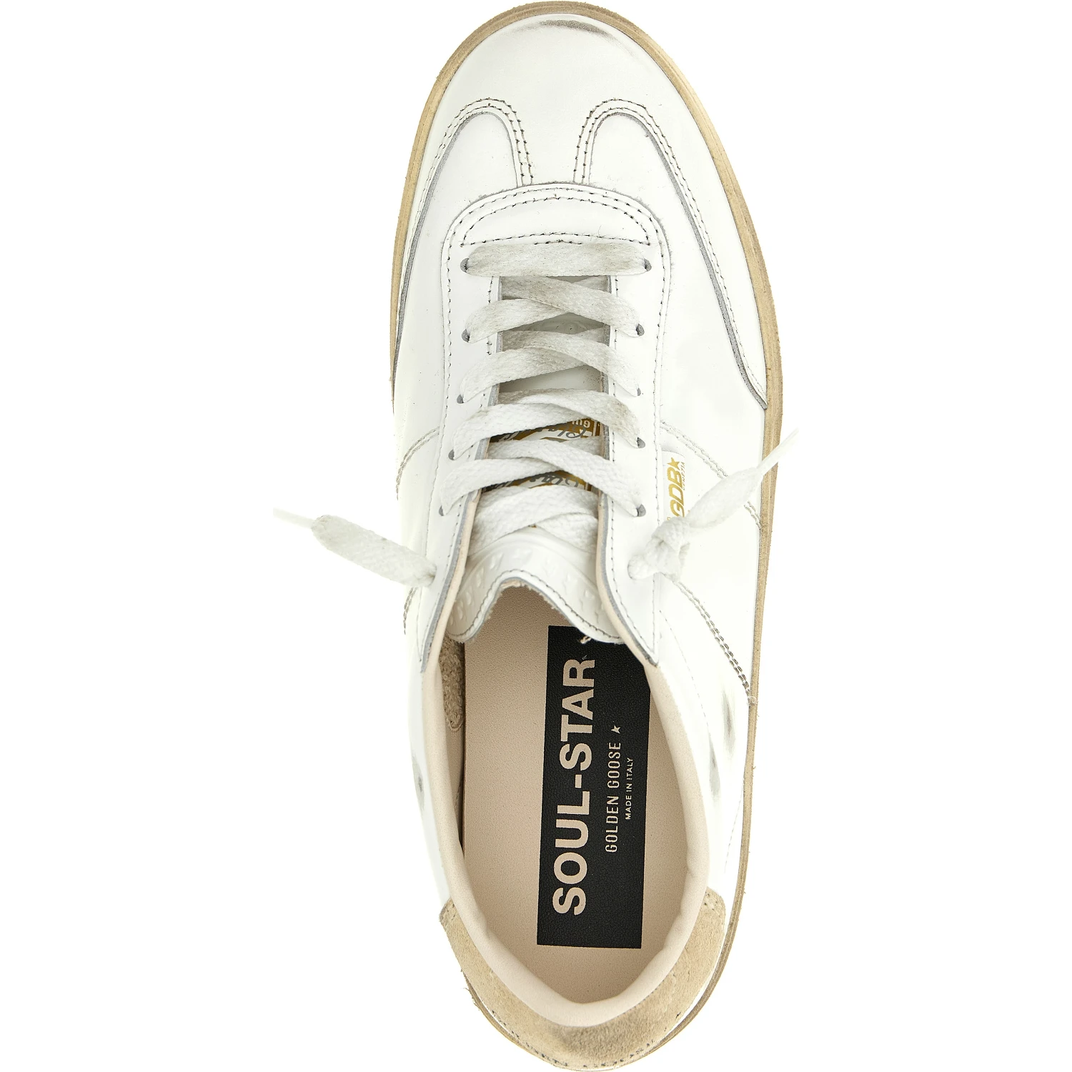 White Cowhide Sneakers