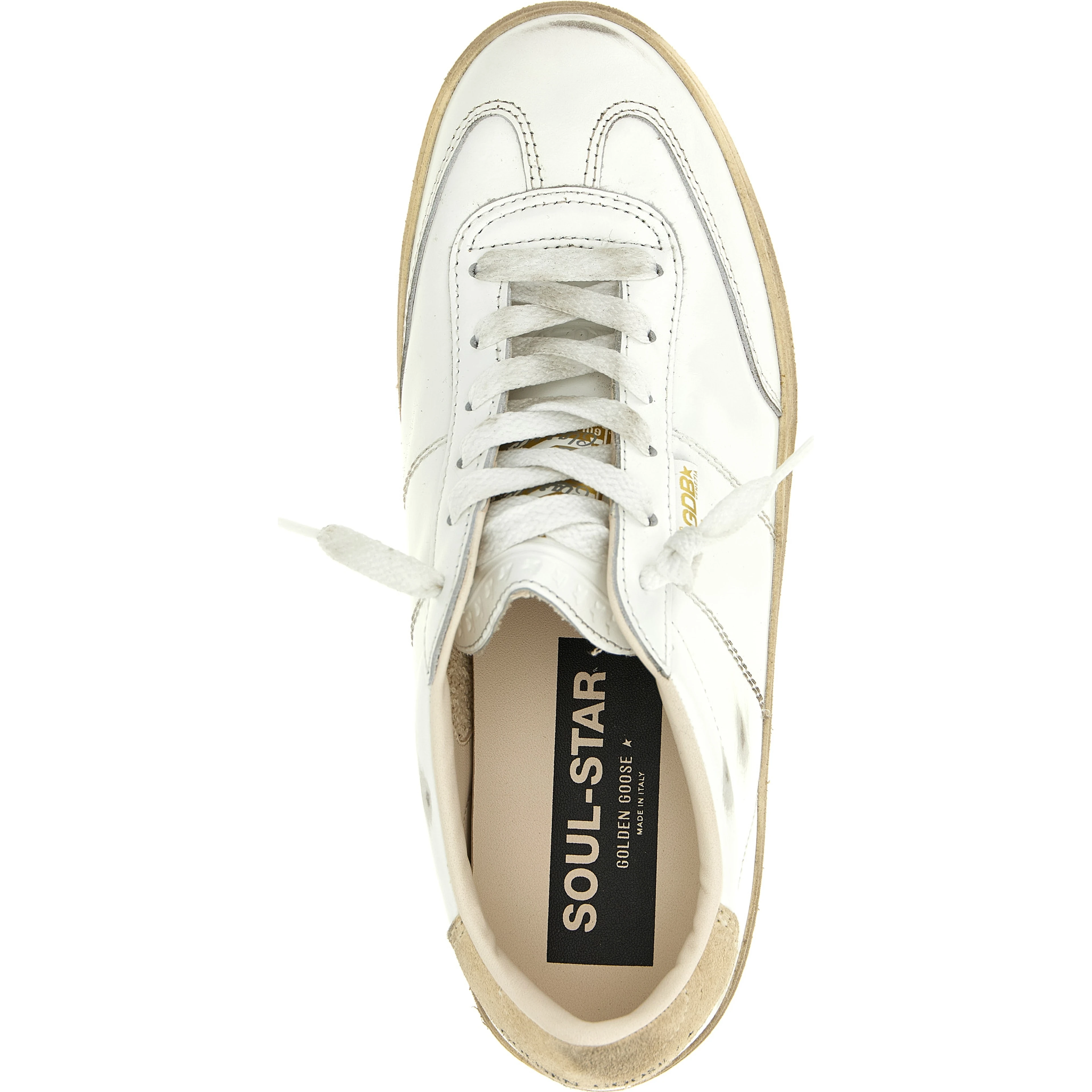 White Cowhide Sneakers