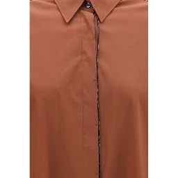 Brown Cotton Shirt