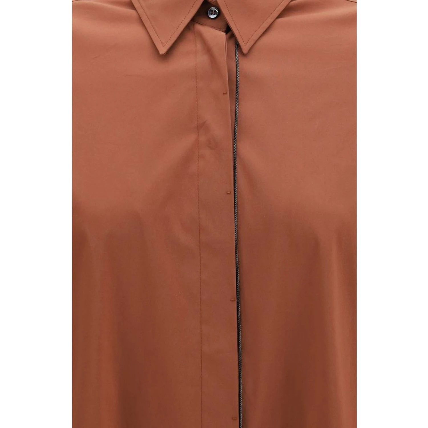 Brown Cotton Shirt