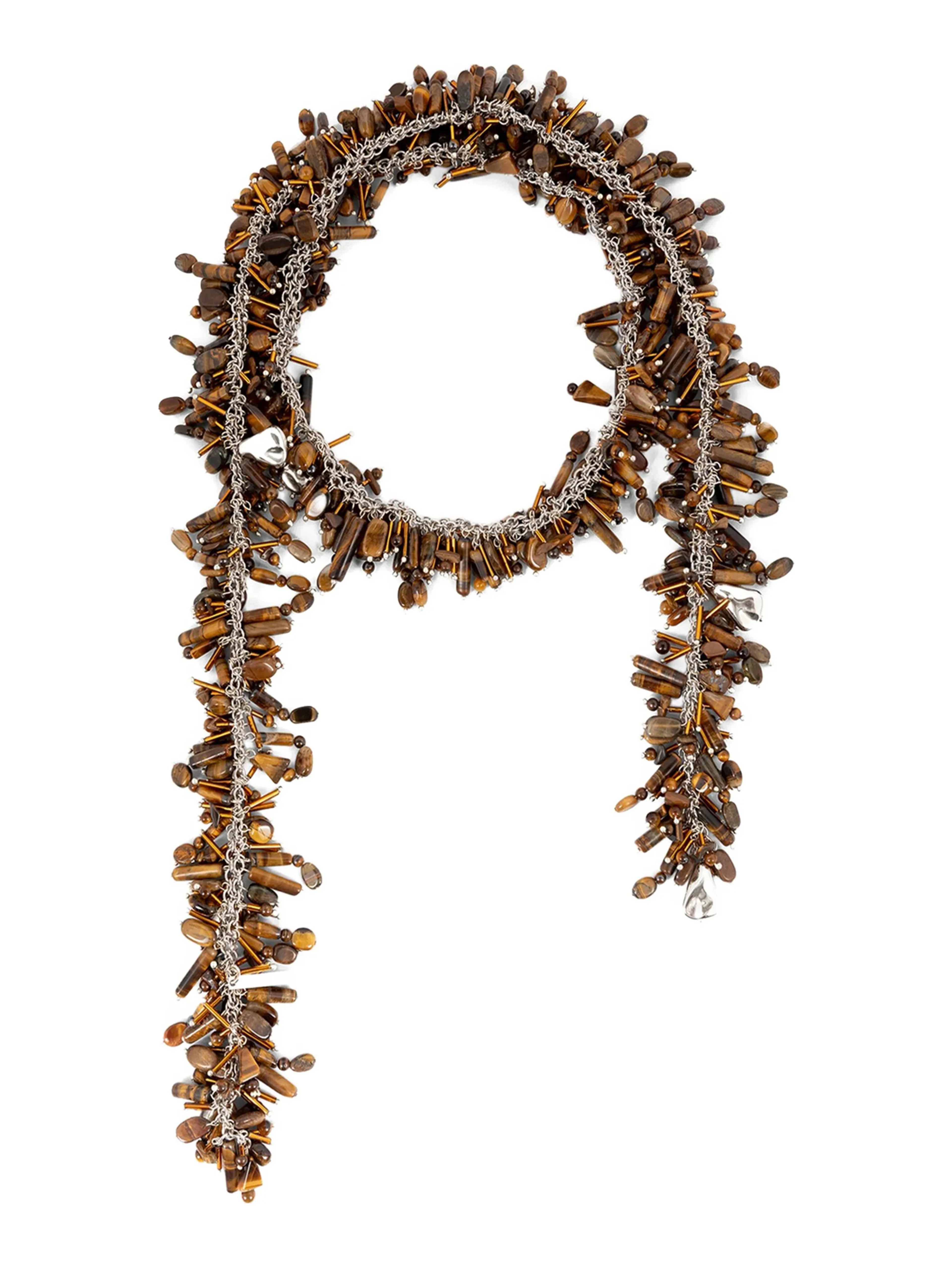 Brown Viscose Necklace