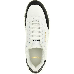 Bicolor Calfskin Low Top Sneakers