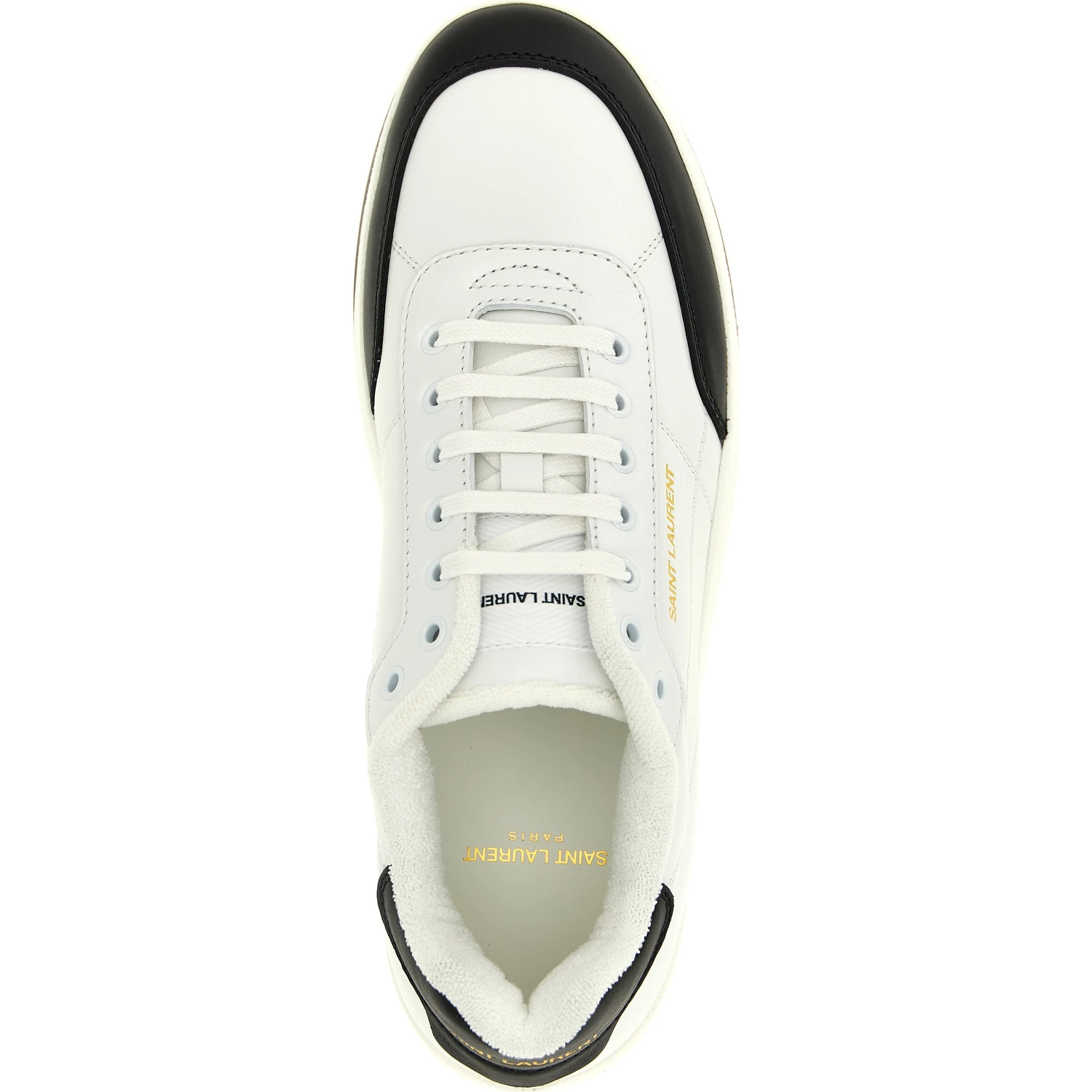 Bicolor Calfskin Low Top Sneakers