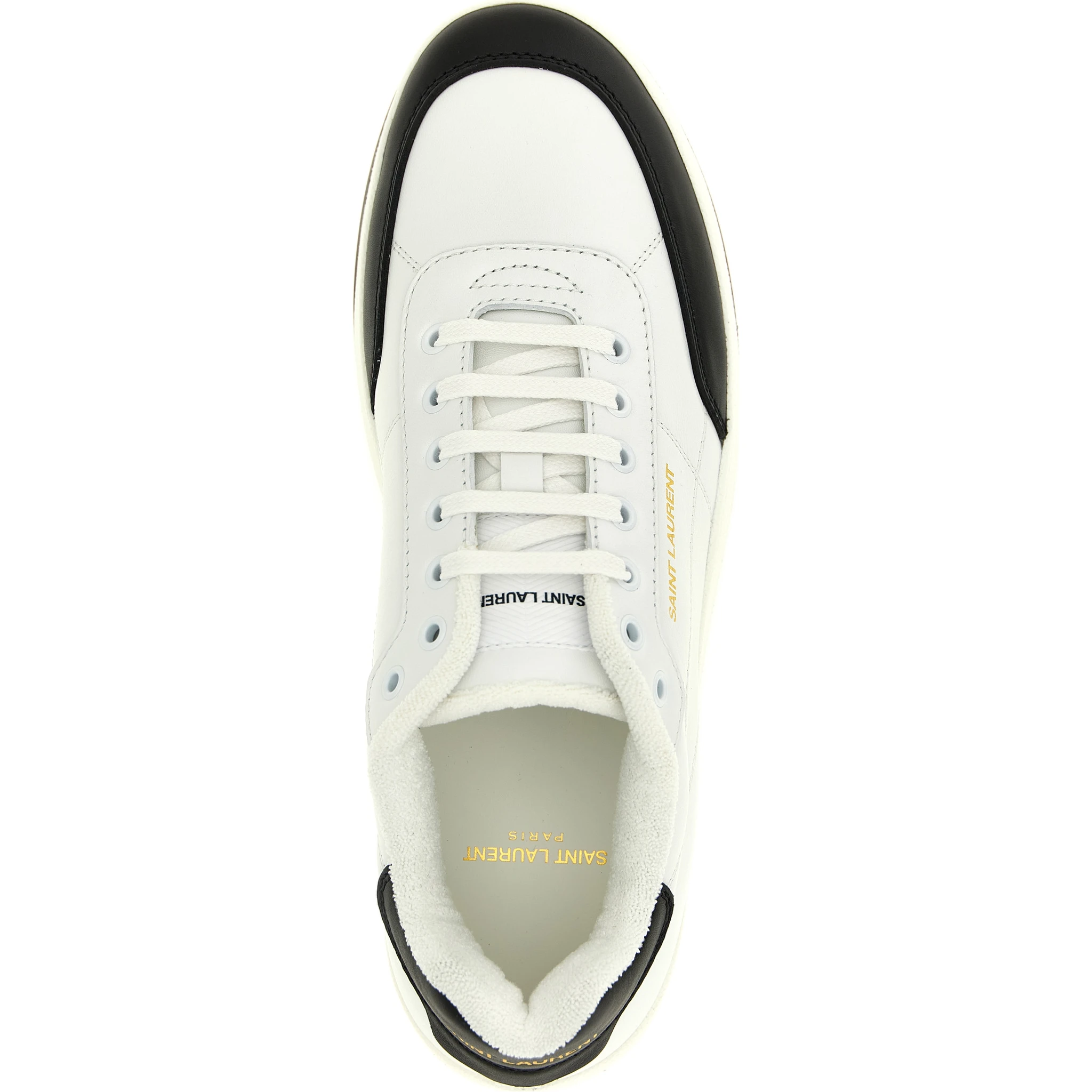 Bicolor Calfskin Low Top Sneakers