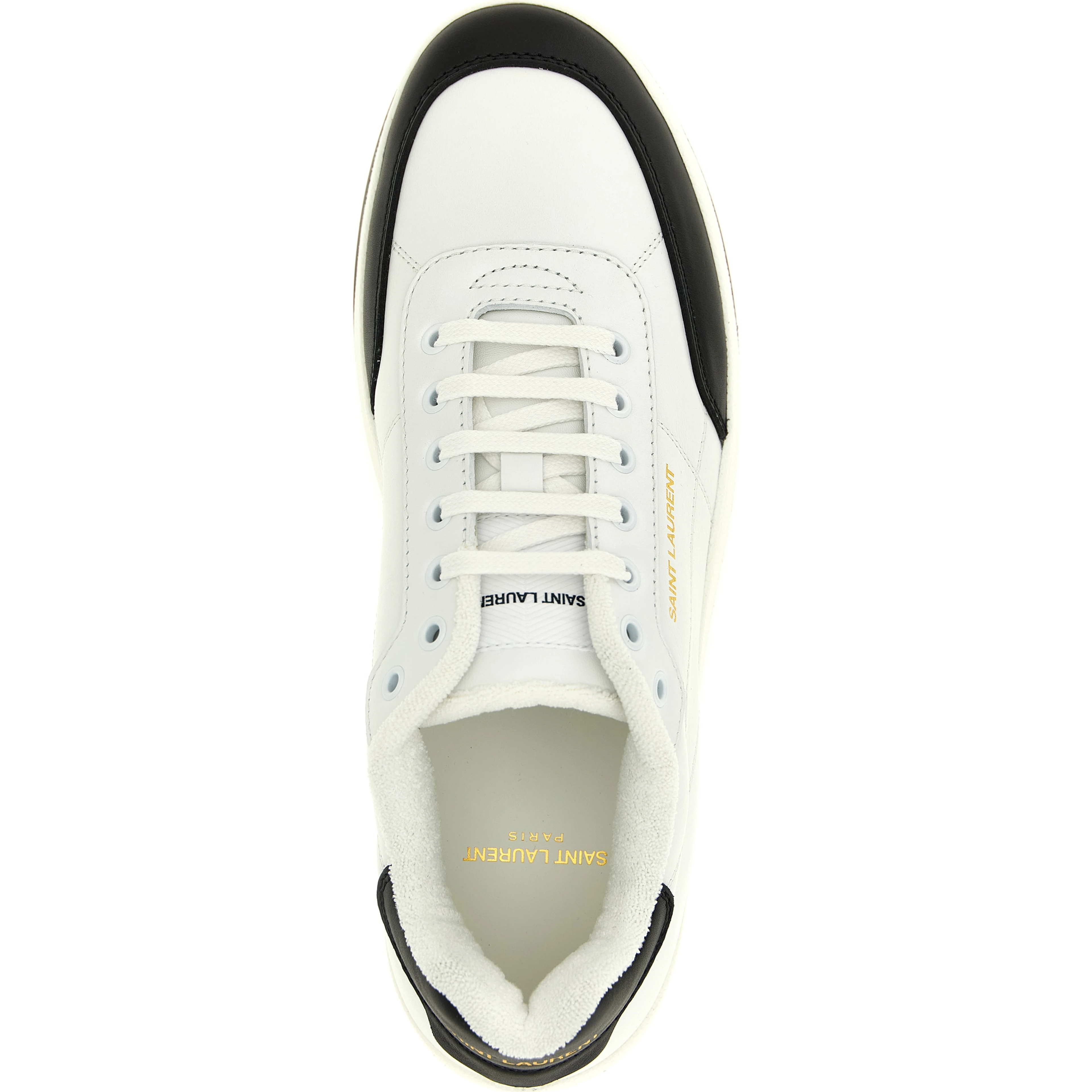 Bicolor Calfskin Low Top Sneakers