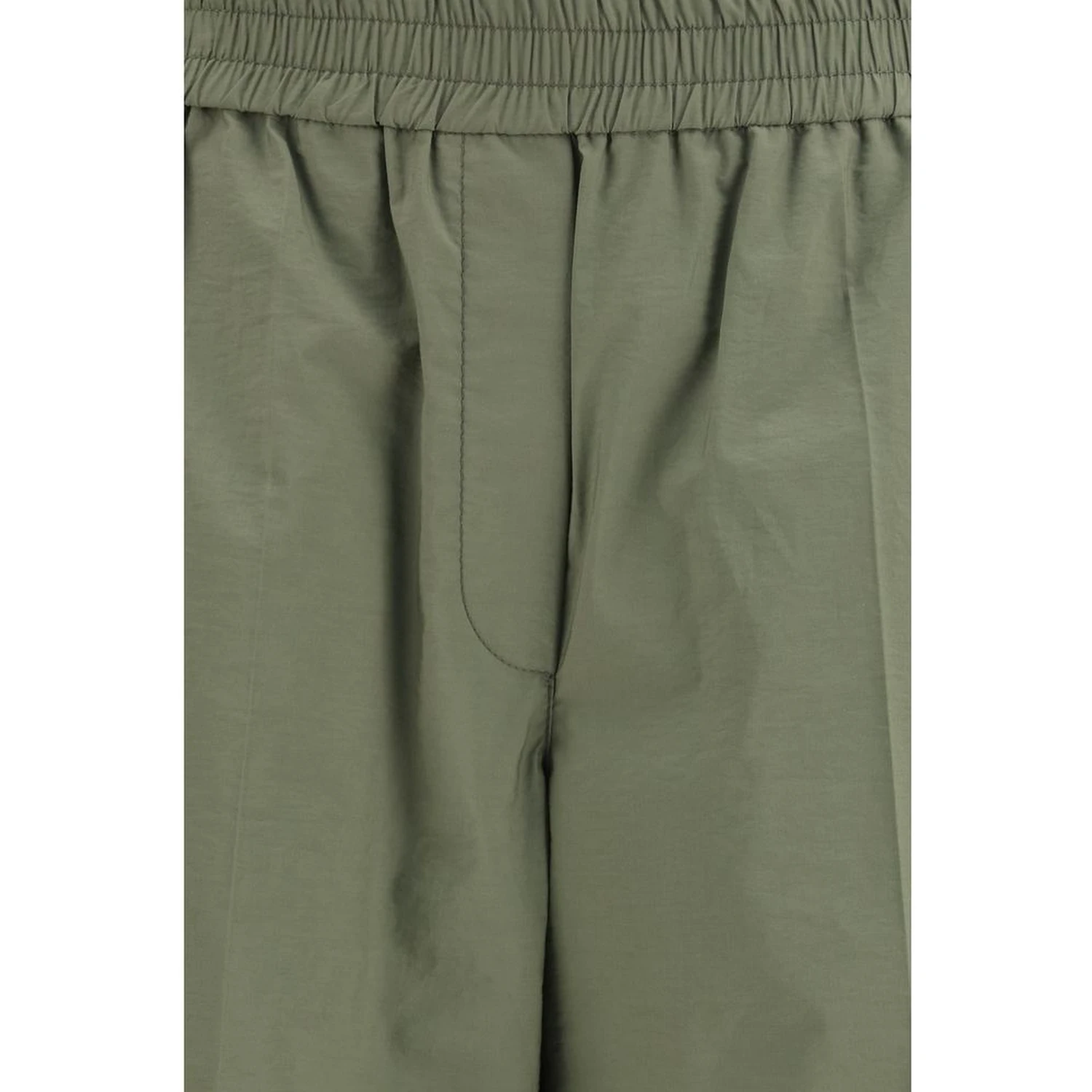 Bicolor Cotton Casual Pants