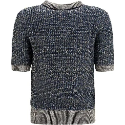 Blue Polyamide Sweatshirt