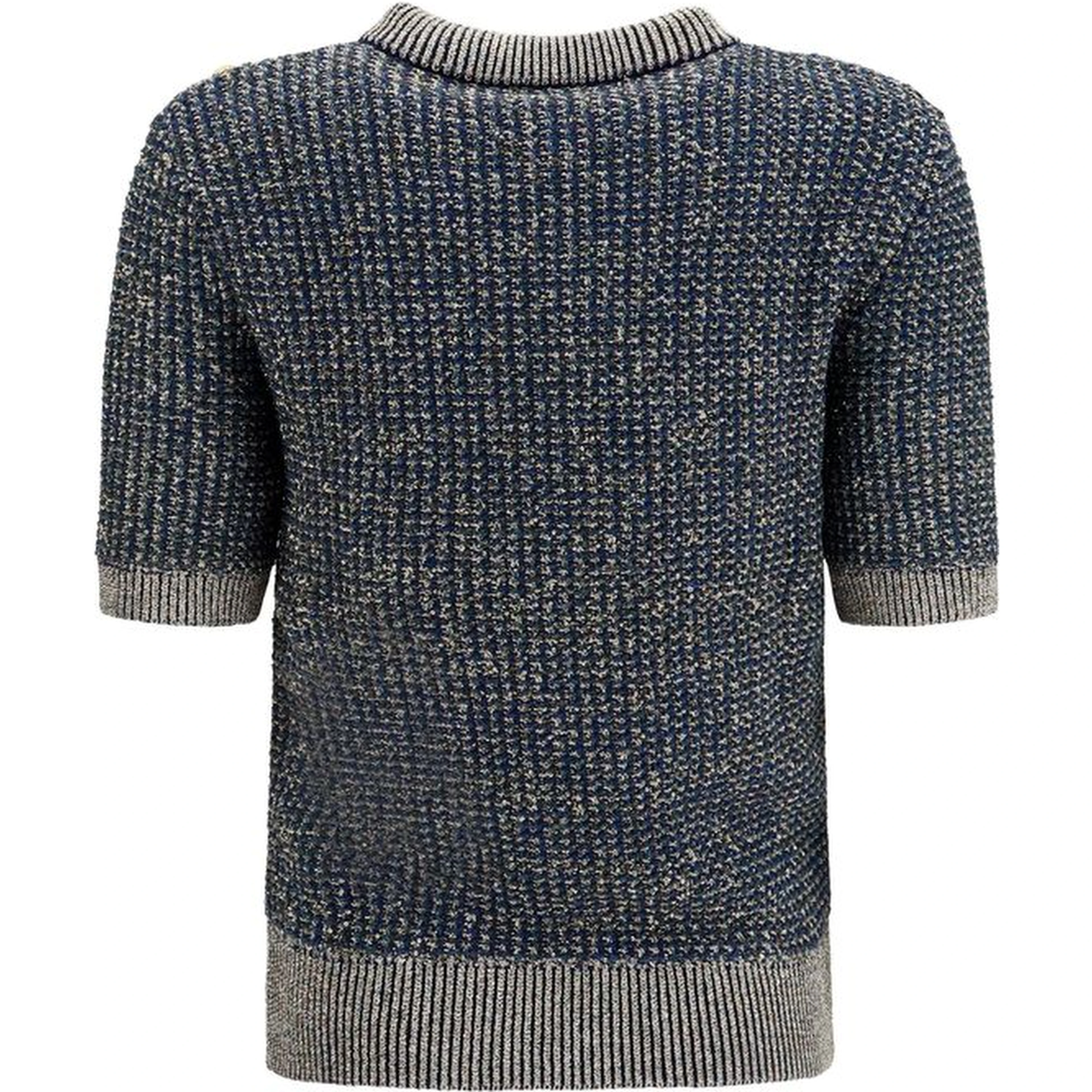 Blue Polyamide Sweatshirt