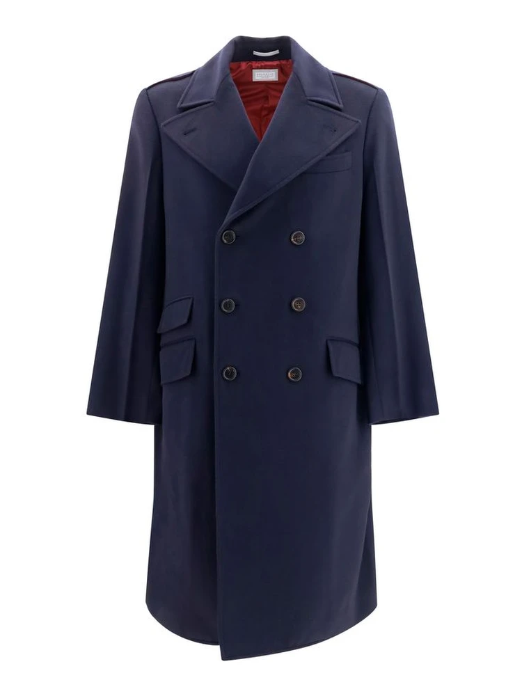 Blue Wool Oves Aries Coat