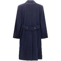 Blue Wool Oves Aries Coat