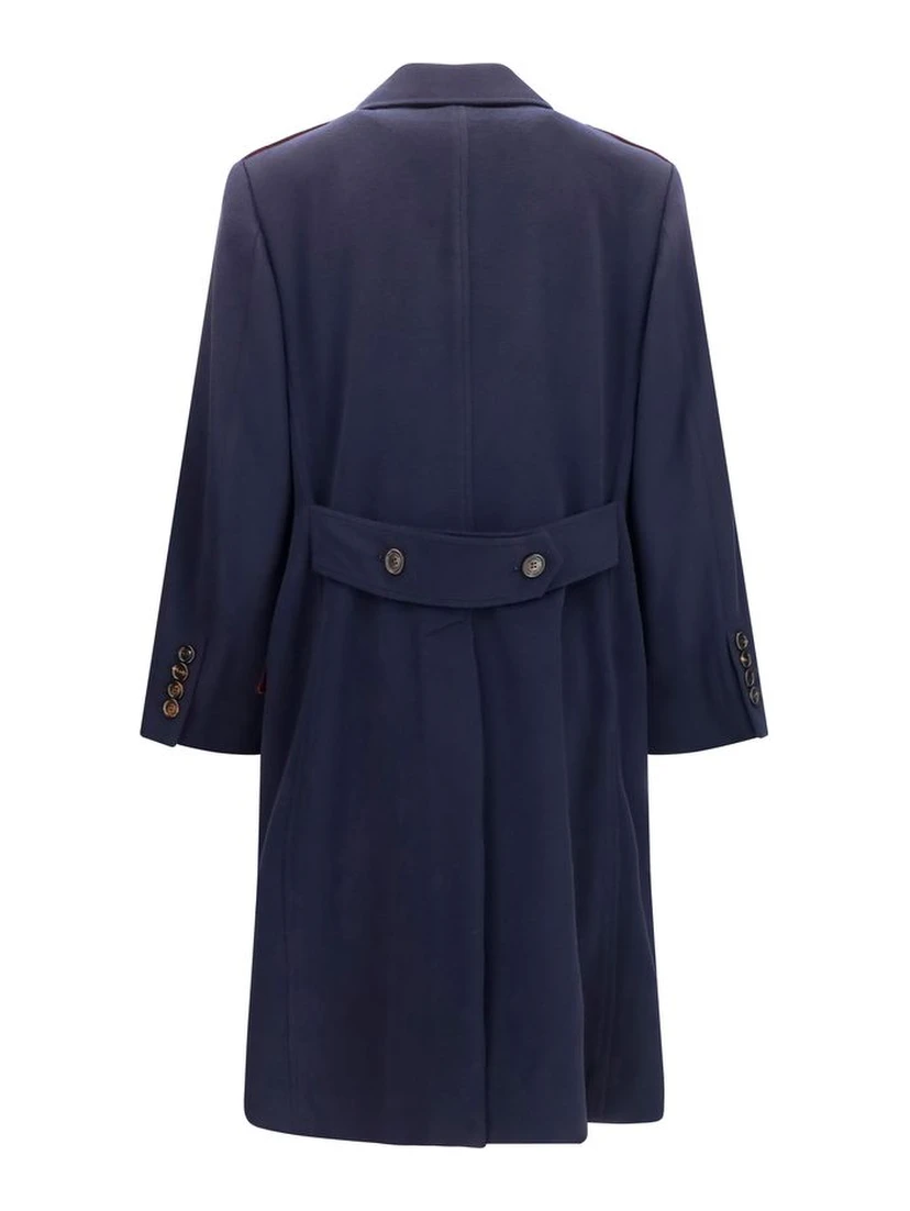 Blue Wool Oves Aries Coat