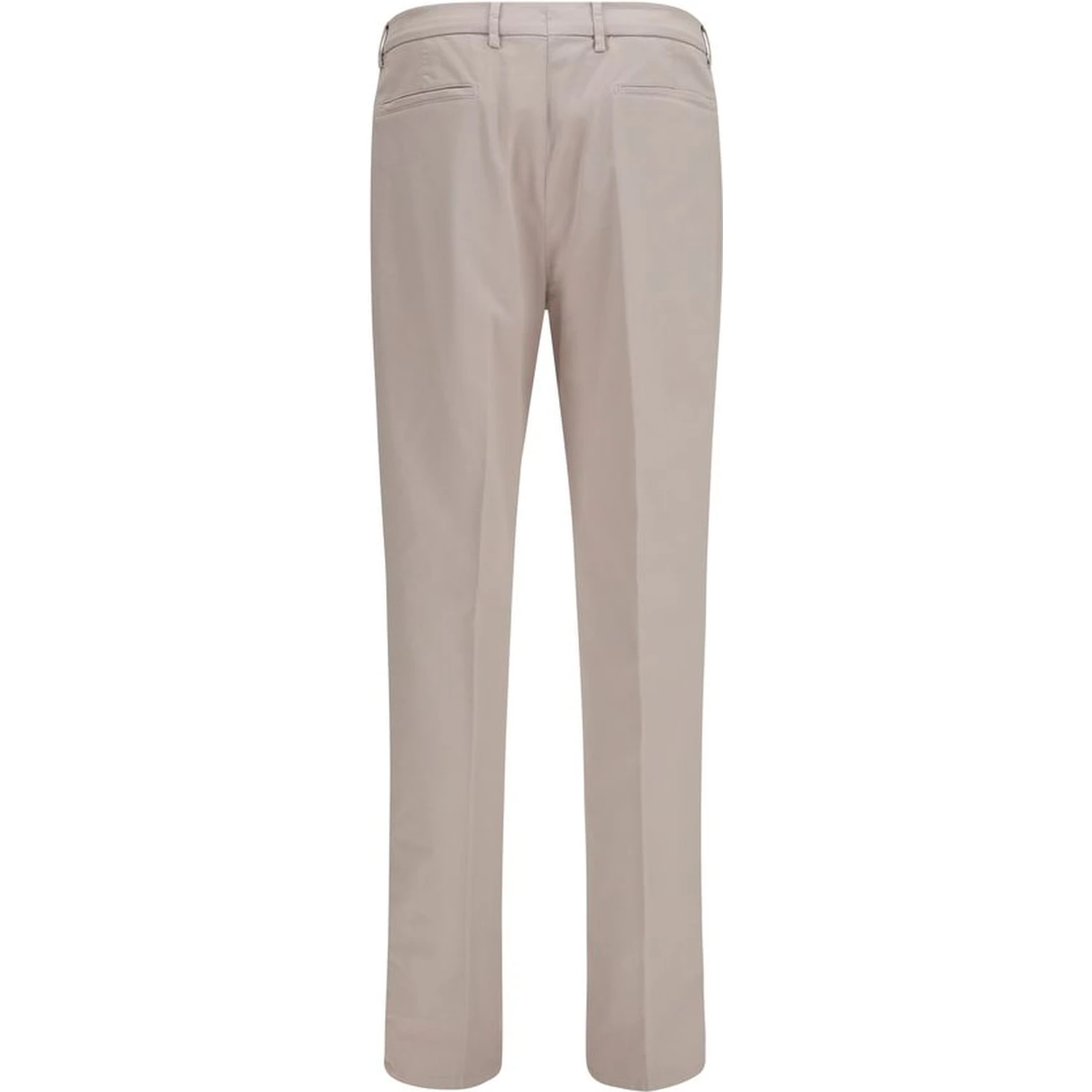 Beige Cotton Chino Pants