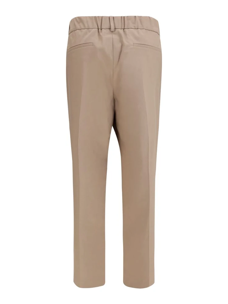 Beige Cotton Casual Pants alternative
