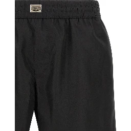 Black Polyamide Swim Shorts