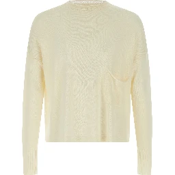 White Virgin Wool Cardigan
