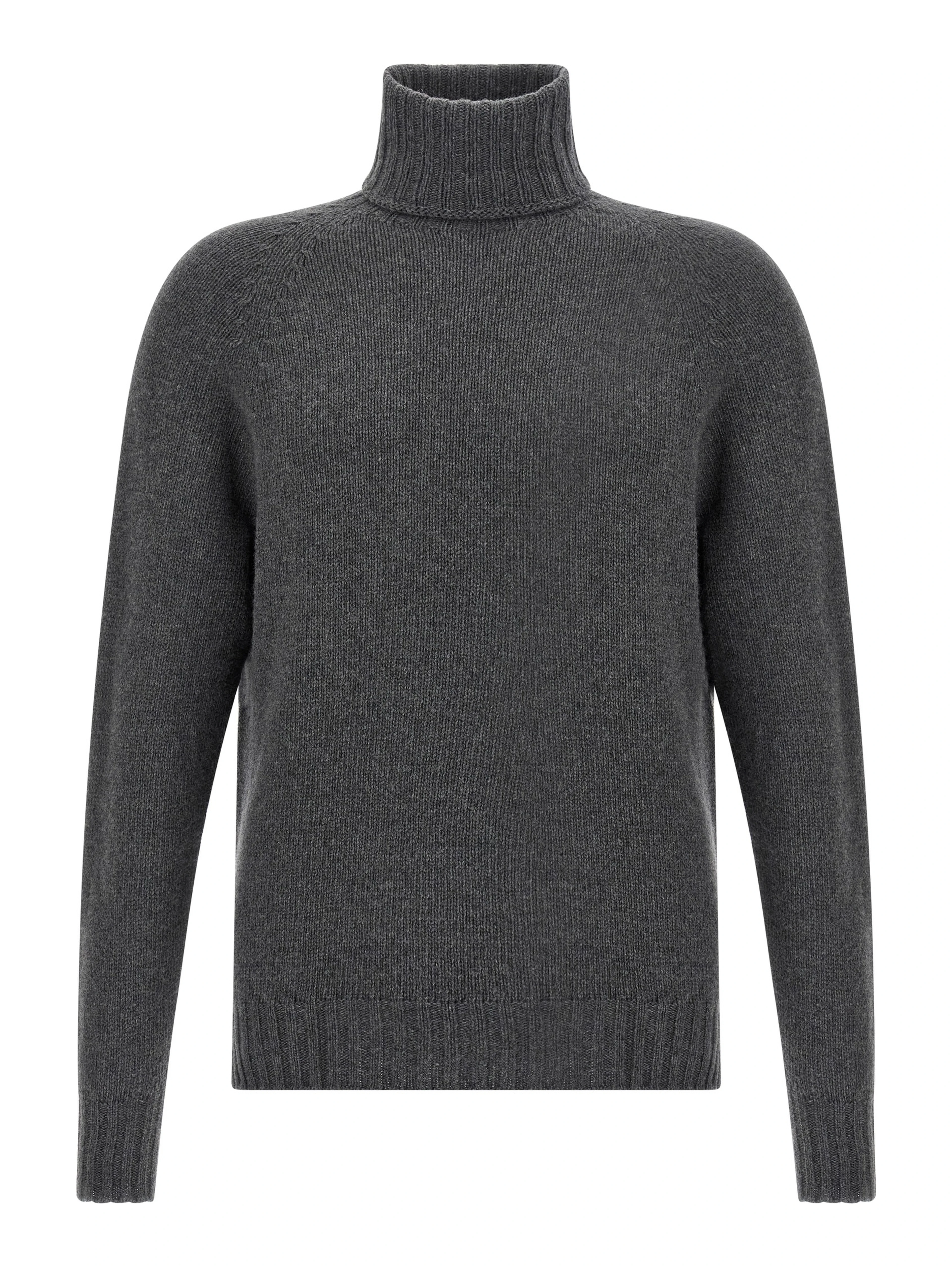 Gray Virgin Wool Cardigan