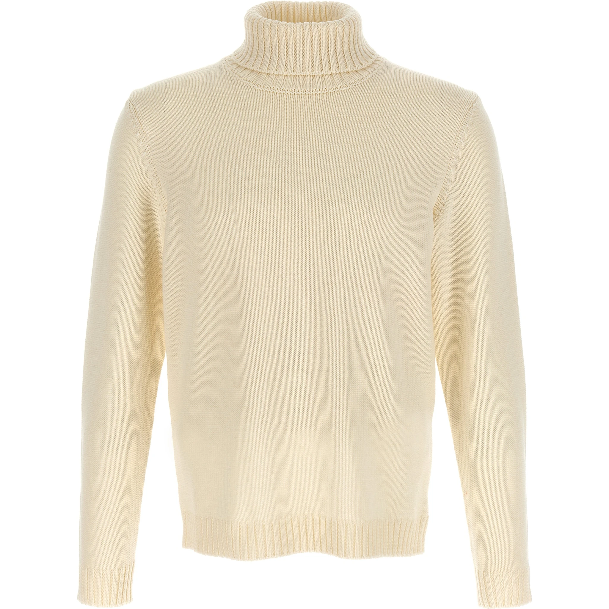 White Virgin Wool Cardigan