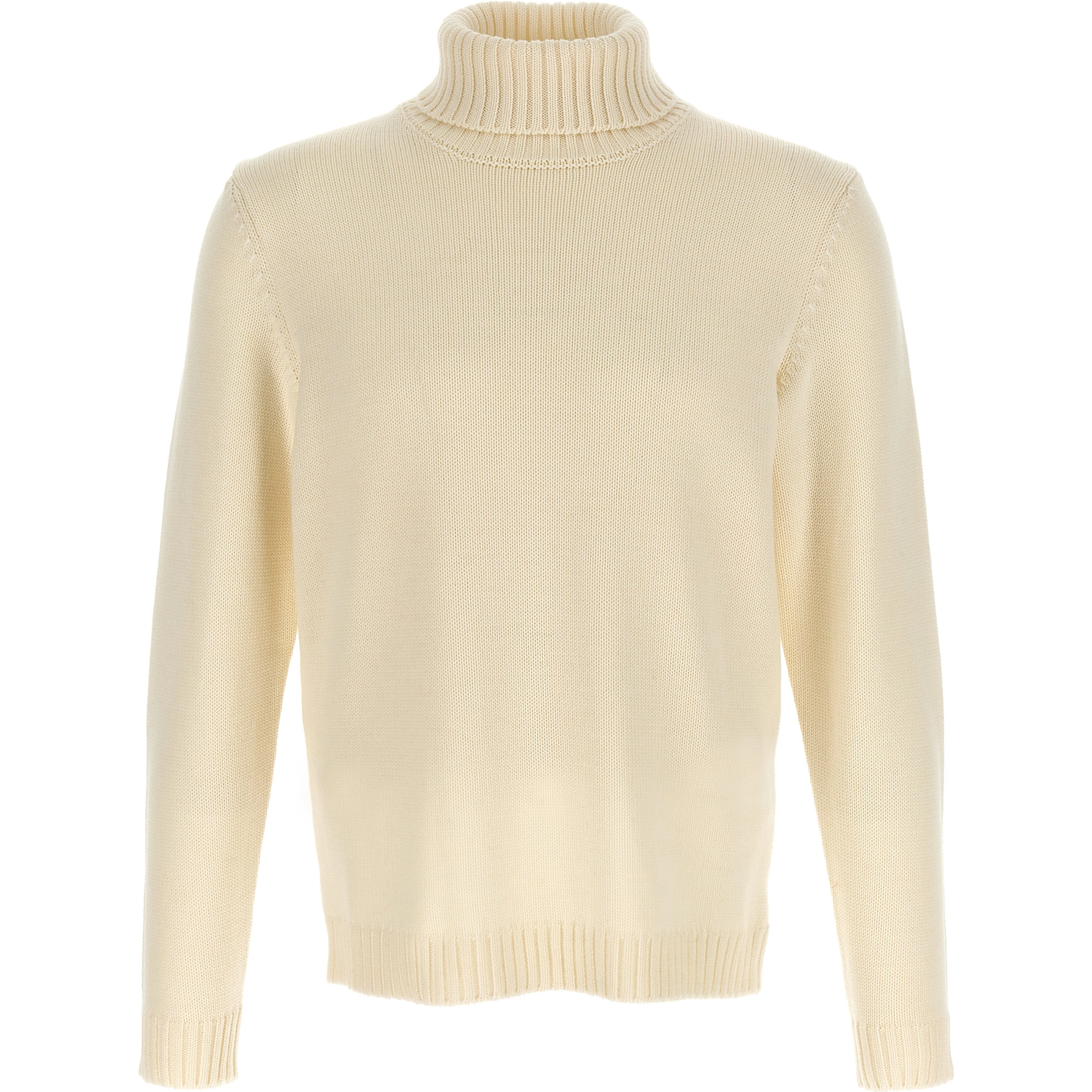 White Virgin Wool Cardigan