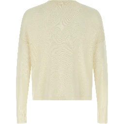 White Virgin Wool Cardigan