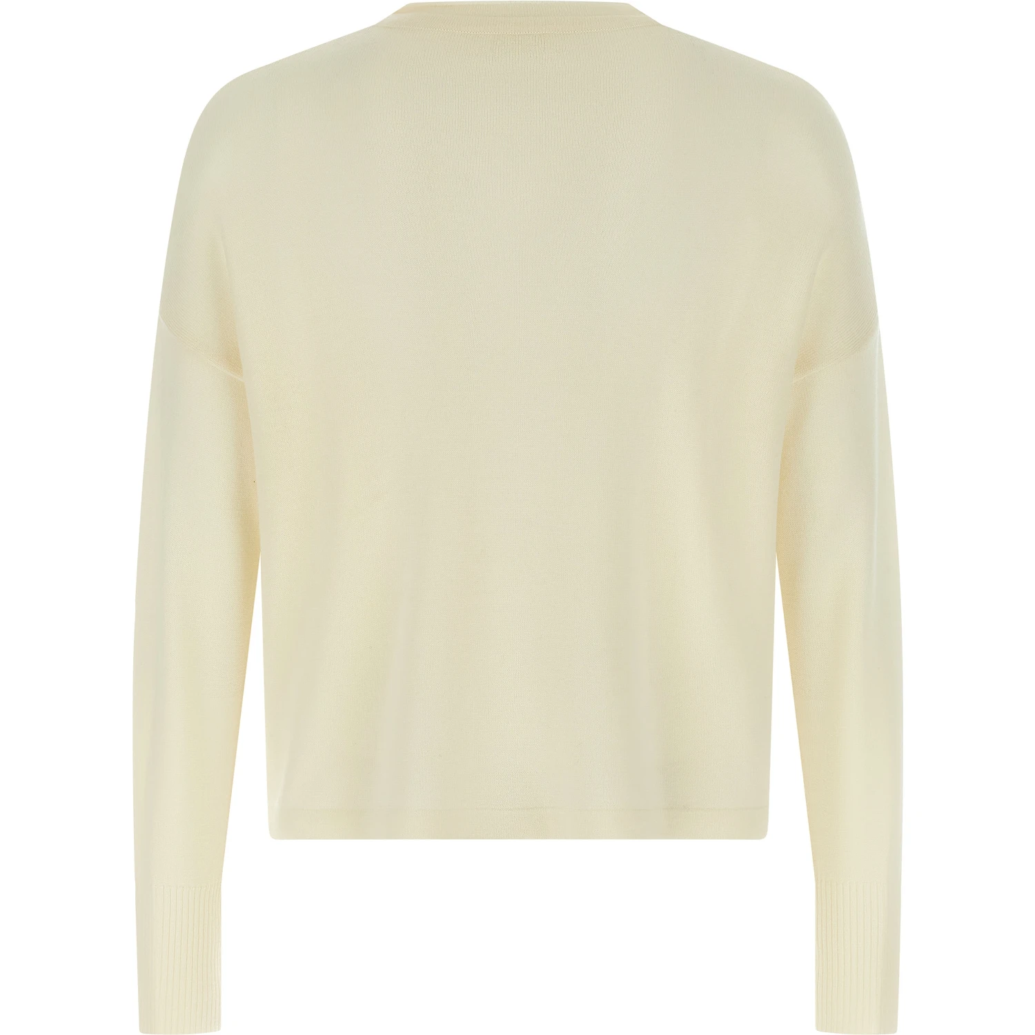 White Virgin Wool Cardigan